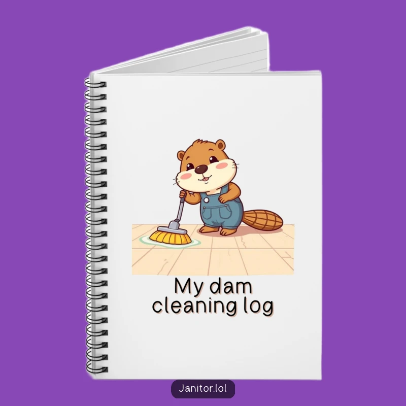 Funny Beaver Polishing Notebook: Organize Your Thoughts with Diligent Humor